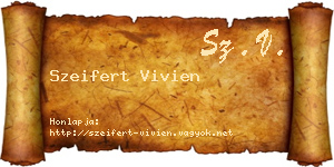 Szeifert Vivien névjegykártya